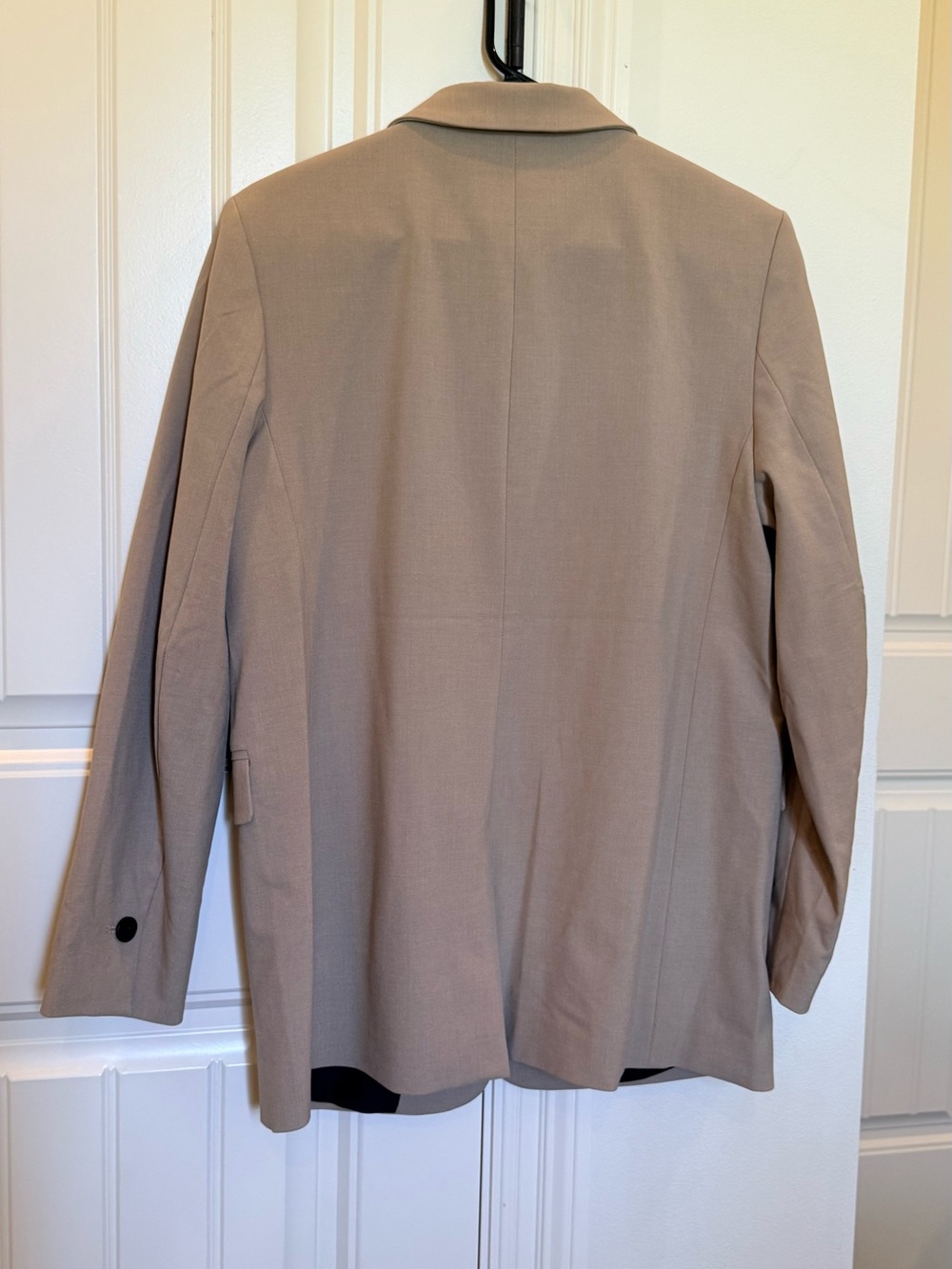 H&M Taupe Single-Button Tailored Blazer - Picture 4 of 5